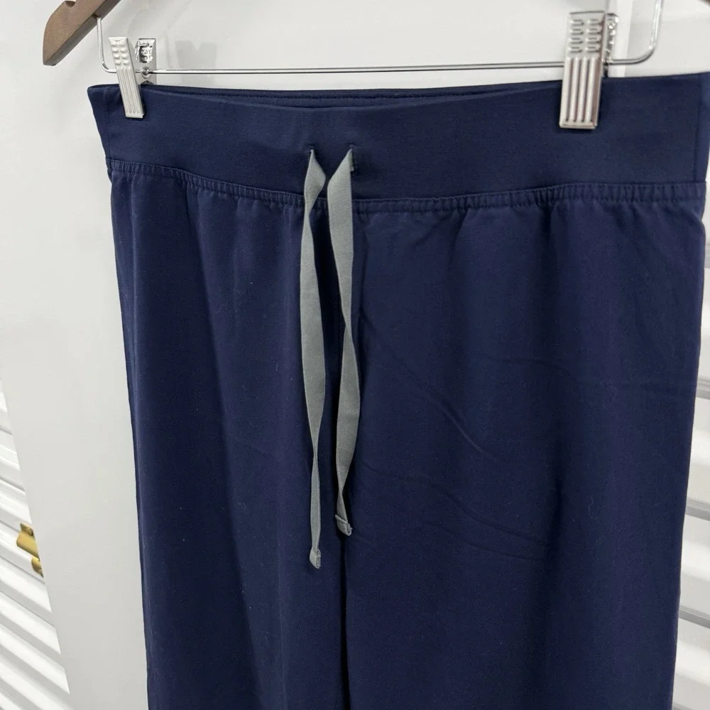 FIGS Technical Collection Navy Scrub Pants Men's Small Tall Stretch Jogger